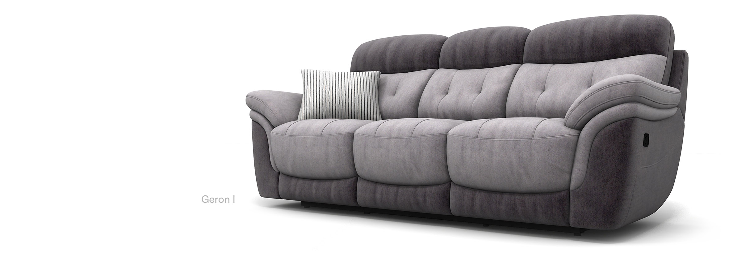 Close-up of seamless stitching and reinforced metal frame