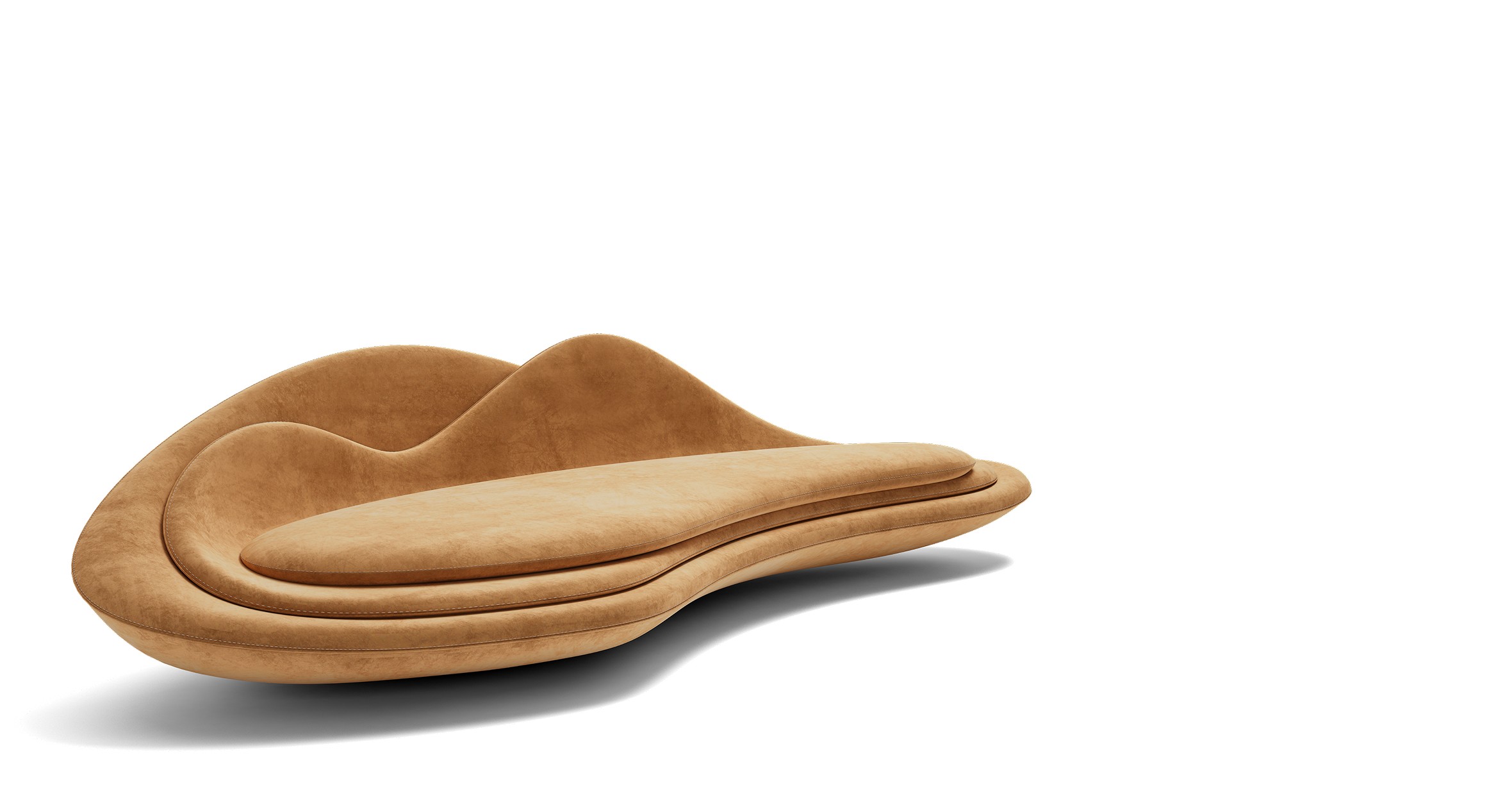Modern minimalist space featuring the Ulysses Sofa’s ergonomic design and earth-toned elegance