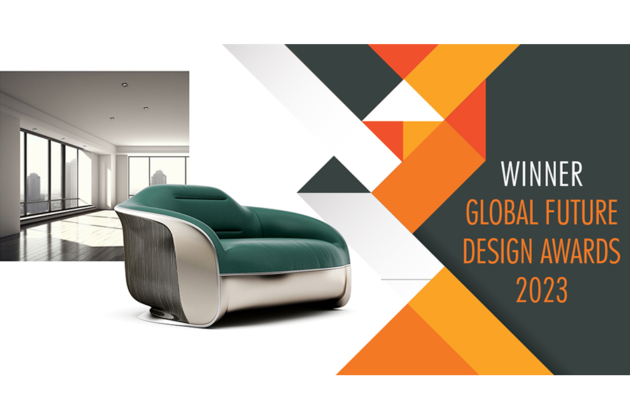 Matt Arquette Wins the Gold Award at the 2023 Global Future Design Awards with Lexington Accent Chair